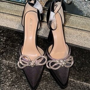 Jenn Ardor Black Platform Heels